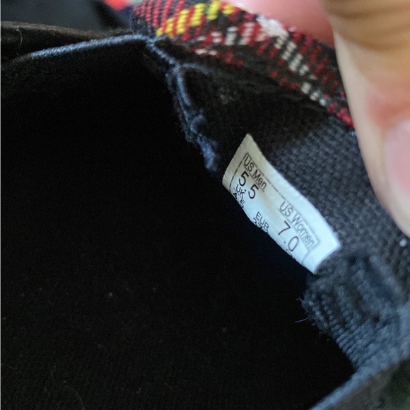 Platform Tartan Plaid Slip On Vans - Picture 5 of 6